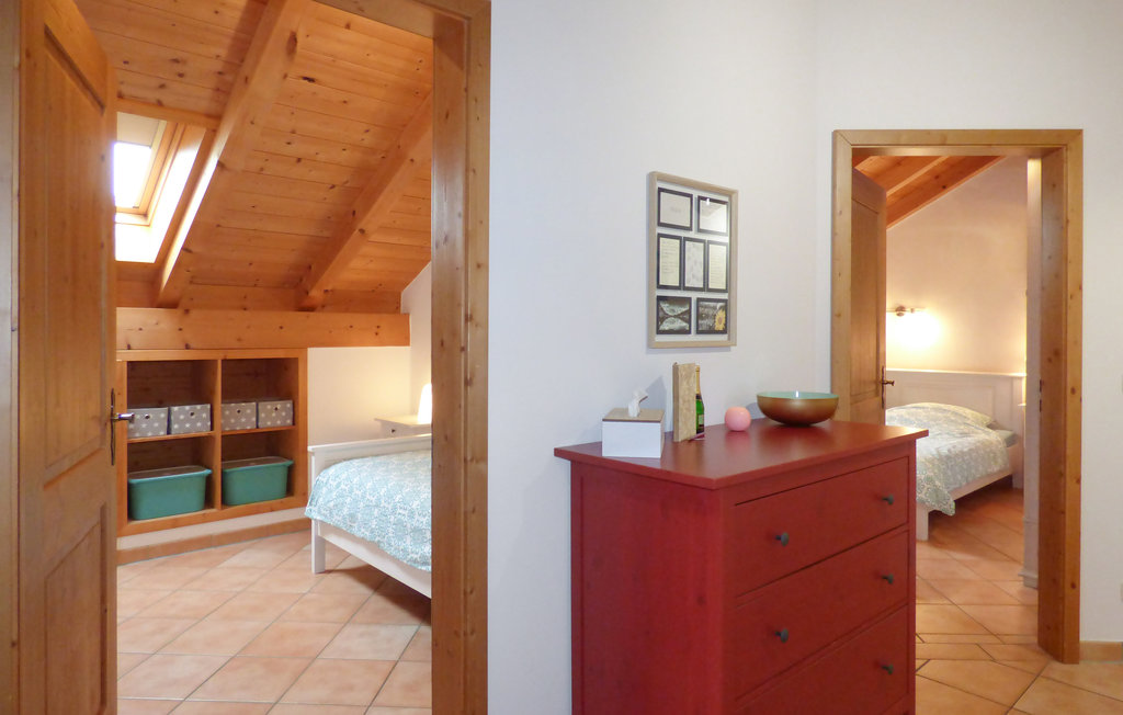Blick vom Flur in die Schlafzimmer